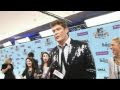 Hasselhoff celebrates the fall of the Berlin wall at EMA's
