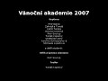 GSOŠ Vánoční akademie 2007