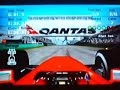f1 world grand prix 2, sega dreamcast. onboard view, one lap in melbourne circuit .