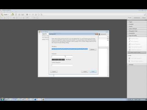 how to set password for adobe reader x