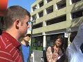 A group of local College Republicans gathered outside the office of California Assemblyman Jim Beall to protest his proposal to increase the tax on beer by 1,500%. The assemblyman came outside to speak with the protesters and was confronted by students about more than just his proposed beer tax. After Assemblyman Beall walked away the students followed him to his office to put their grievances on the record.