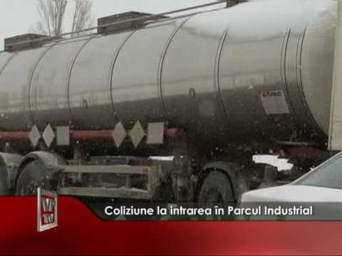 Coliziune la intrarea în parc