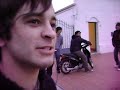 Valentino Lezica Con la moto de Cañonazo Ibañez