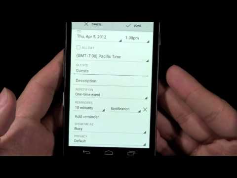 how to sync droid x with google calendar
