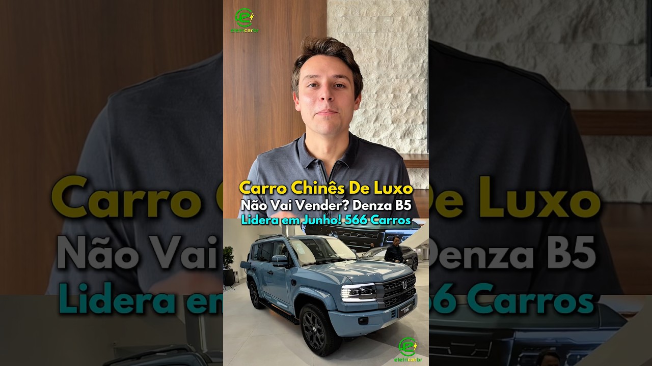 Carro Chinês De Luxo Não Vai Vender? Denza B5 Lidera em Junho! 566 Carros⚡️