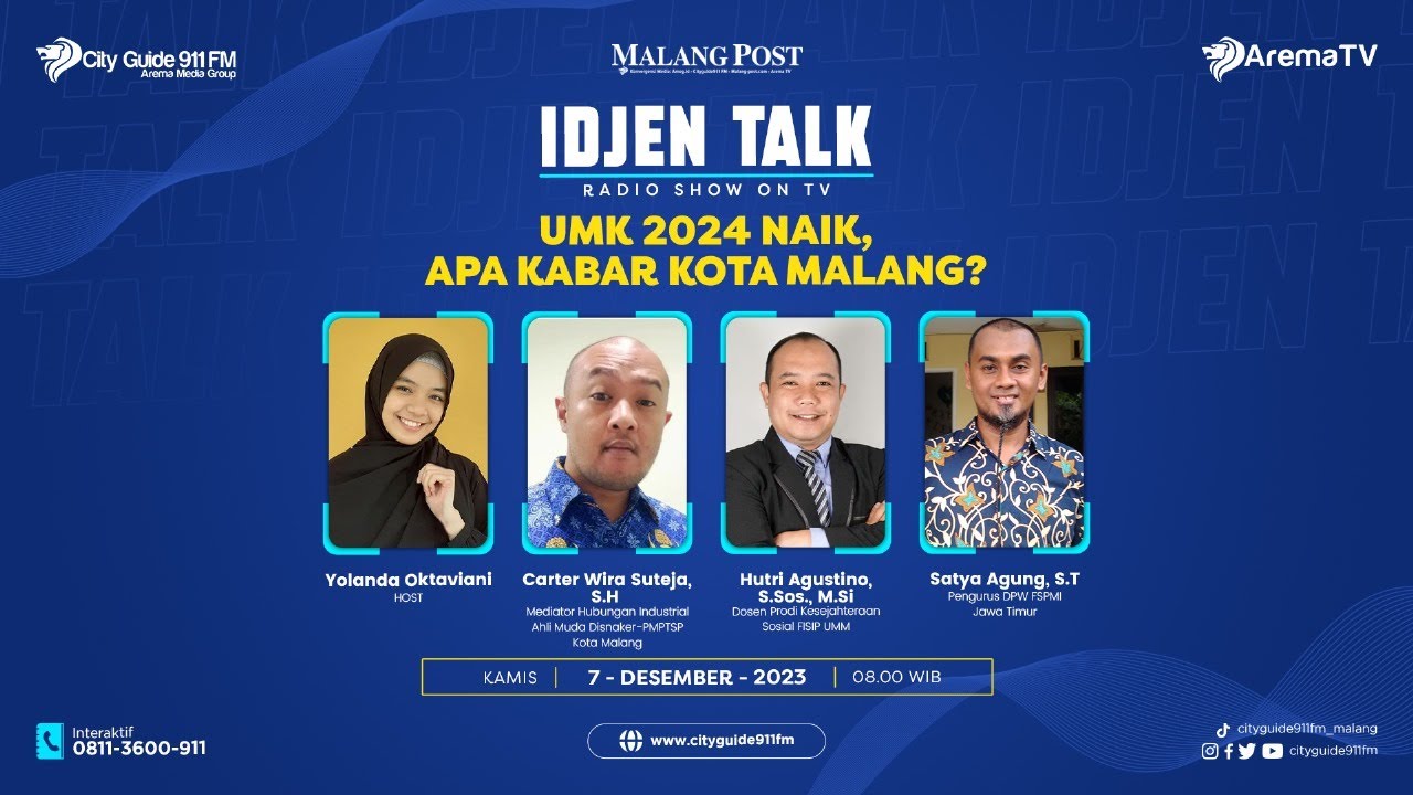 UMK 2024 Naik, Apa Kabar Kota Malang?