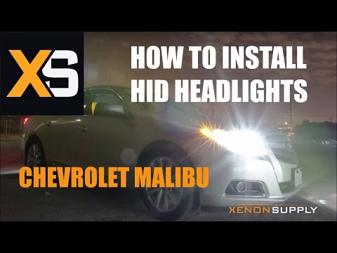 Chevrolet Malibu HID – How to Install HID Xenon 2013+