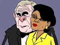 laura bush, karl rove, jeff gannon, condoleezza rice, joe lieberman, and others roast george w. bush.