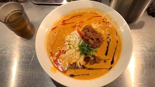 海老の味が強い不思議な担々麵「海老寿久担々麺」(荒川区荒川『麺屋 愛心 町屋店』)