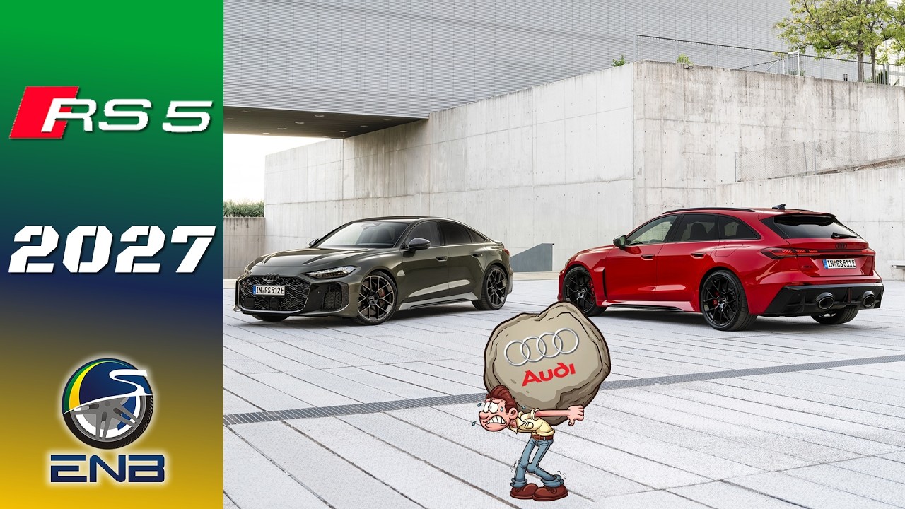 Briefing #427 - Os novos Audi RS5 sedan e Avant 2027, agora com potência e peso de RS Q8