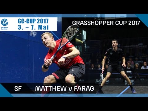 Squash: Matthew v Farag - Grasshopper Cup 2017 SF Highlights