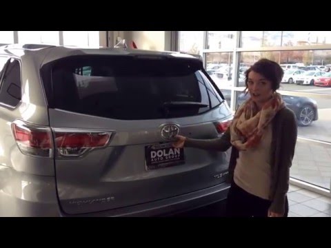 how to toyota highlander automatic liftgate and rear window