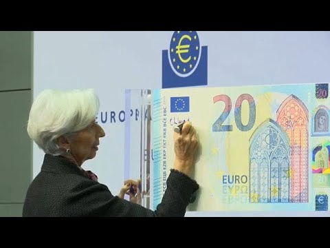 Premiere: Neuer 20-Euro-Schein mit Lagards Unterschri ...