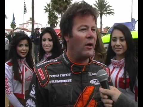 descubrebajacal - Robby Gordon, famous Nascar racer, talk about his experience in Baja California, during the 44th edition of the Baja 1000 in Ensenada, Mexico.