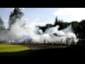Oprawa ultras na meczu Huragan Morąg - Stomilu Olsztyn
