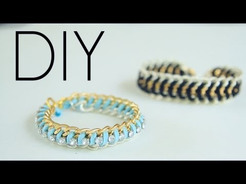 how to attach rhinestone chain