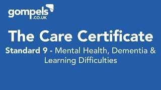 The Care Certificate Standard 9 Answers & Training - Mental Health