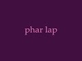 Phar Lap and Seabiscuit