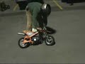 49cc Pocket bike burnout