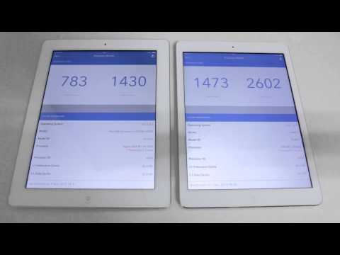 Apple iPad Air vs iPad 4 Performance Comparison