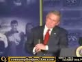 A Standup Comedy Routine From G W Bush
			