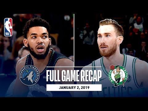 Video: Full Game Recap: Timberwolves vs Celtics | Gordon Hayward Leads All Scorers