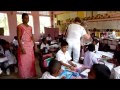 Visite d'une école en campagne