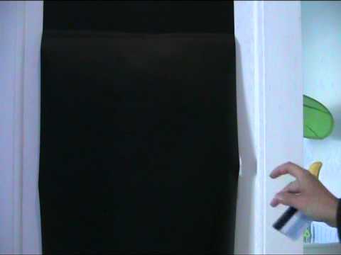 Anleitung - Tafelfolie anbringen und kleben