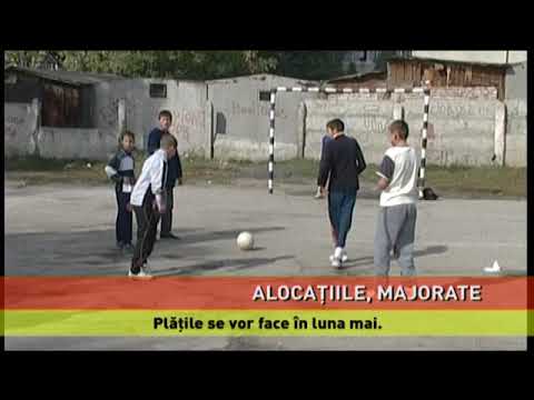 Alocațiile majorate, plătite în mai