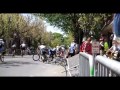 Bicycle Race Pile Up Crash