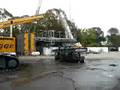 LR1300 mit Ballastwagen und Derrick