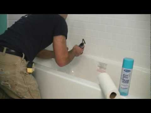 how to apply caulk