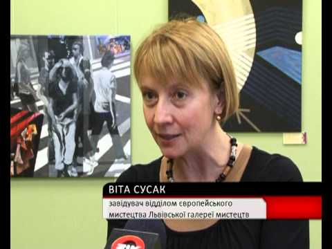 Donazione quadri di artisti italiani per la Galleria d`Arte di Lviv - 18 settembre 2012
