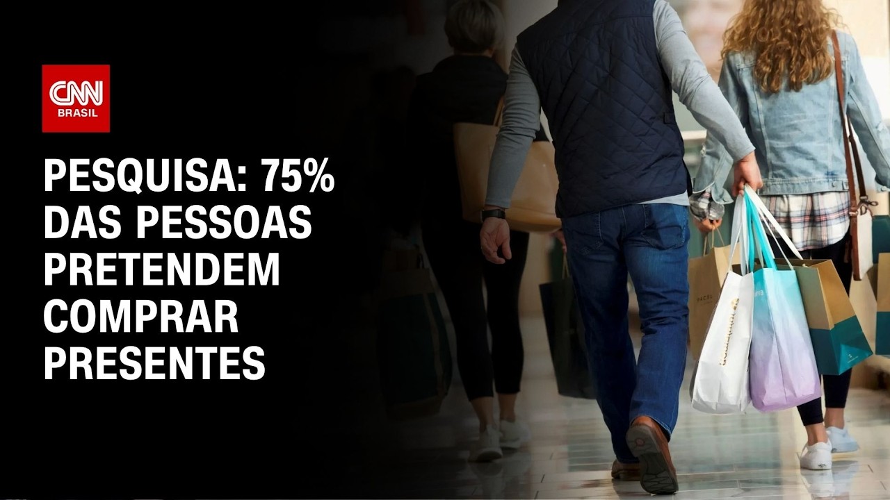 Pesquisa: 75% das pessoas pretendem comprar presentes | CNN PRIME TIME