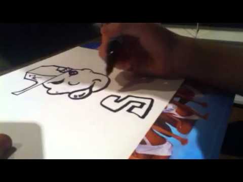 how to draw ryan in graffiti
