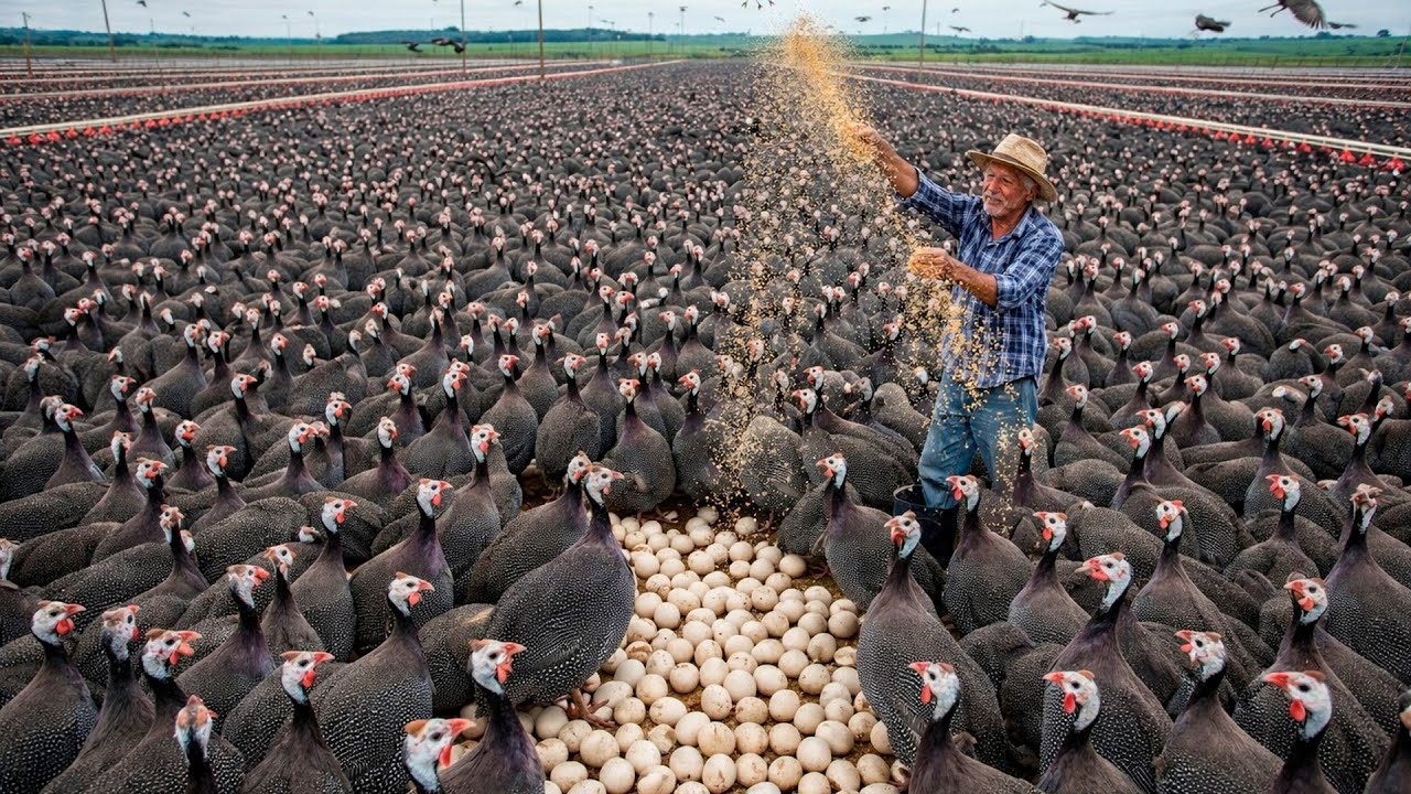 Como fazendeiros estão criando milhares de galinhas d'angola para ganhar dinheiro?