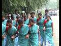 Santali tribal dance welcome, Barharwa, Jharkhand, India