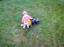 Frida og Lucca cykler
