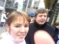rundgang durch menge
