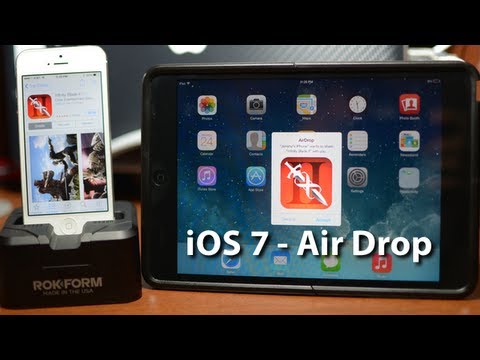 how to locate airdrop on ipad