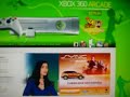 here is some official news from microsoft .com that the xbox 360 arcade console has been released. the console hit retailers on october 23 2007 and has officially replaced the core version of the xbox 360. the price is set at 279.99 usd and is set to compete with the sony ps3 40 gb version which is 399.99. whats new?? wireless controller, 256 mb memory card, game disk featuring 5 arcade games, uno, luxor etc, hdmi port and the 65nm falcon chipset.