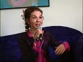 yolanda aranda y marta gonzalez molina con victoria abril para una entrevista e-spagne.com. victoria abril vuelve con un nuevo �lbum, 