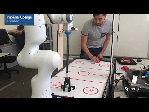 Autonomous Air Hockey Playing Robot