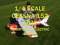 1/4 Scale Electric Rc Cessna 152