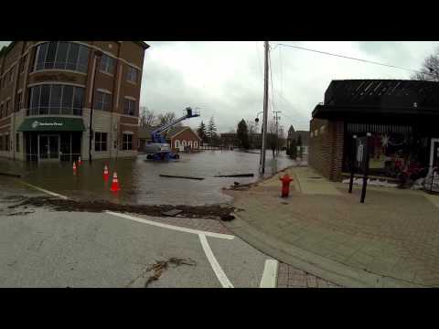 Naperville - Flooding in downtown Naperville, IL April 18-19, 2013.