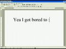my 1st test