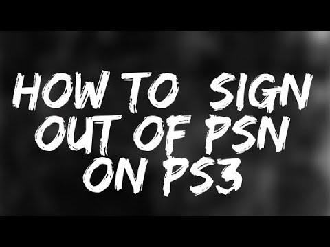 how to sign in on ps3