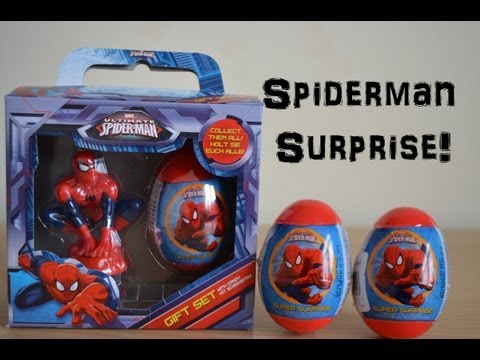 Spider Man (film) - Marvel Spiderman surprise Easter egg toys gifts marvel hero iron man Spider man Wow how fun are these spider man surprise eggs amazing spider man toys Iron m...