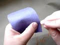 Sewing a blanket stitch