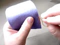 Sewing a blanket stitch